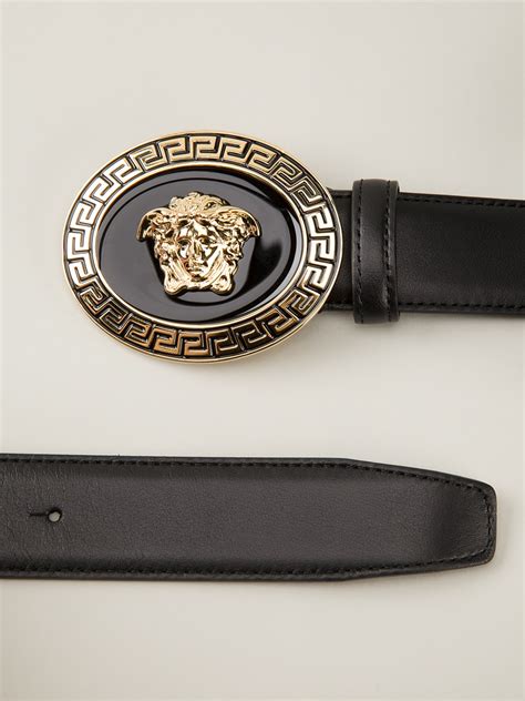 belt size guide versace|Versace medusa black belt.